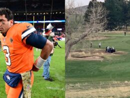 Russell Wilson Experiences Frightening Golf Course Accident, Flipping Cart into Bunker