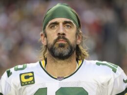 Aaron Rodgers in action for the Green Bay Packers