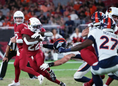 Cardinals vs Broncos Preseason Game Action