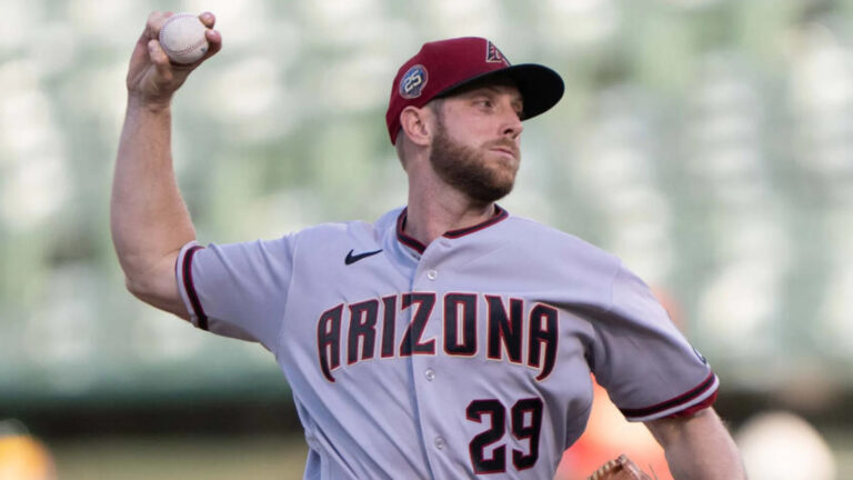 A victorious scene from the Diamondbacks vs. Athletics game