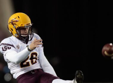 Matt Haack in Arizona Cardinals uniform, ready to make an impact as a punter