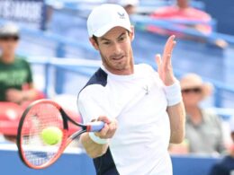 Andy Murray and Taylor Fritz face off on the tennis court