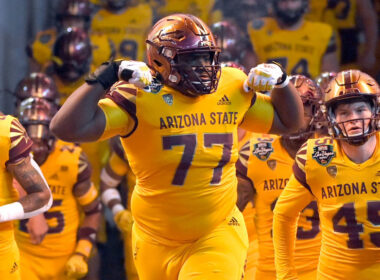 ASU football players at fall camp