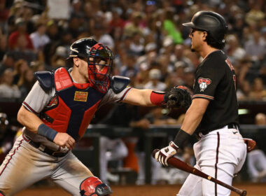 Atlanta Braves celebrating a home run