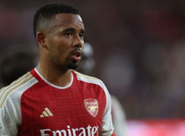 Gabriel Jesus in Arsenal Jersey