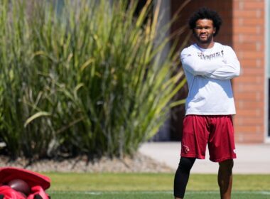 Kyler Murray in rehab training