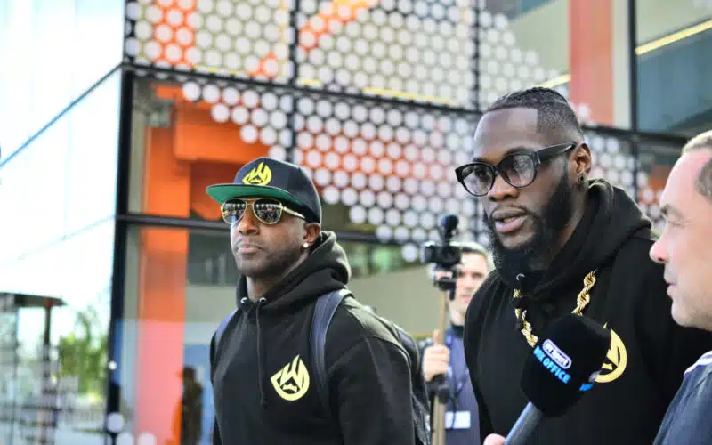 Boxing star Deontay Wilder