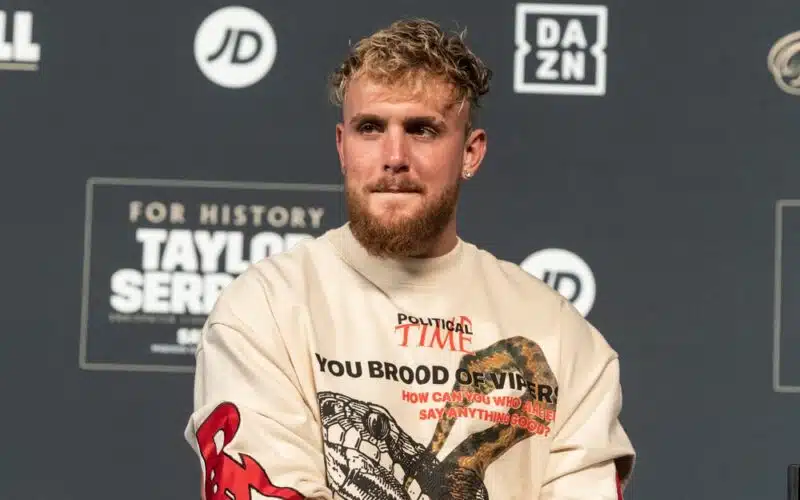 A photo of boxing star Jake Paul