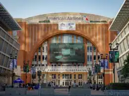 The American Airlines Arena home of NBA basketball team the Dallas Mavericks